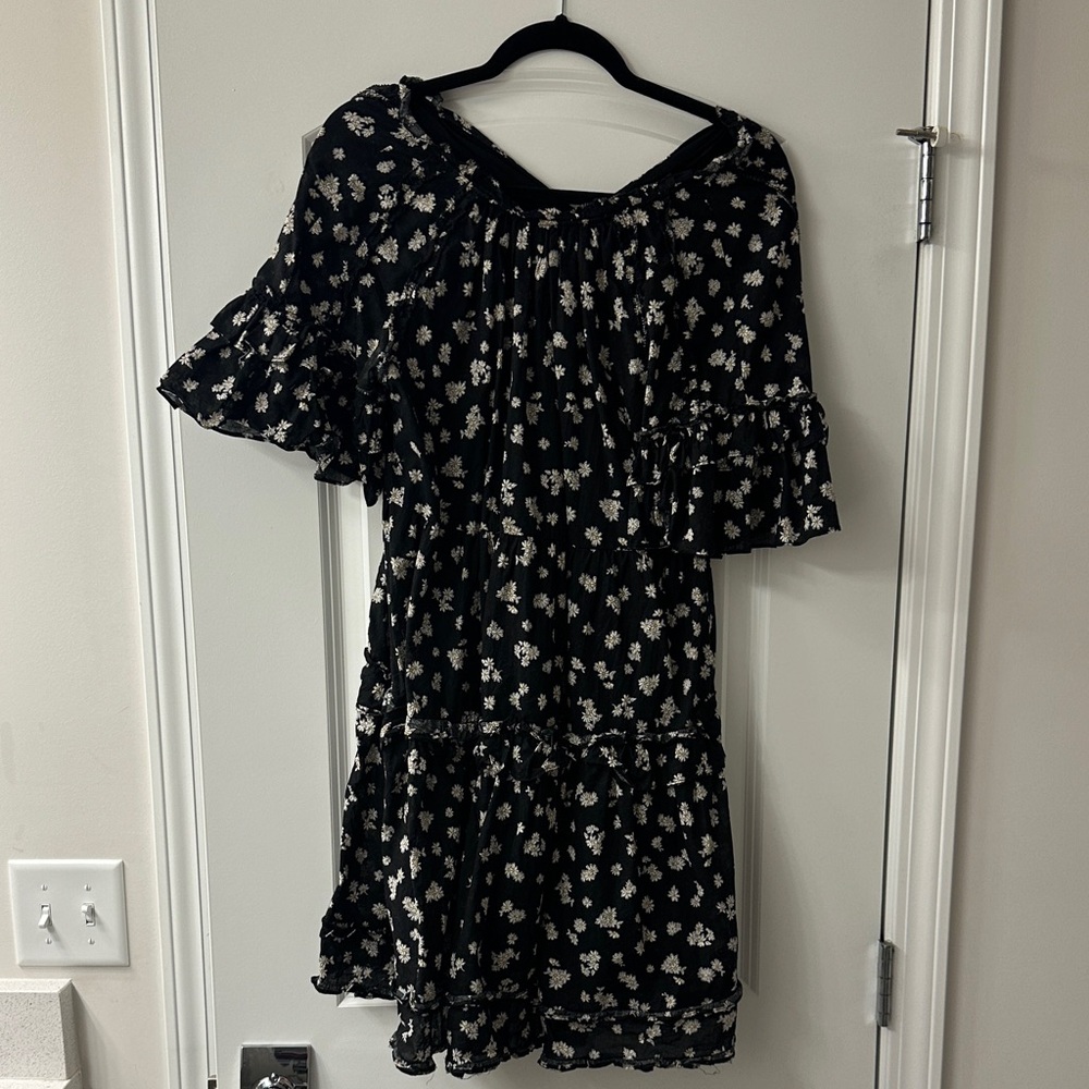 Black Floral Dress